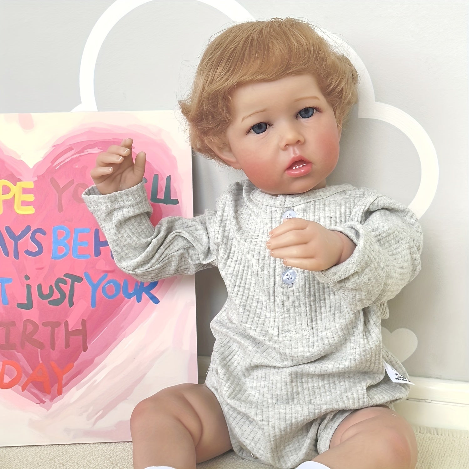 20" Realistic Reborn Doll Boy Cloth Body 3D Veins