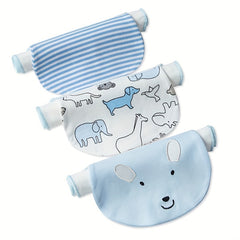 3pcs Kids Cotton Sweat Towels for Back Pad
