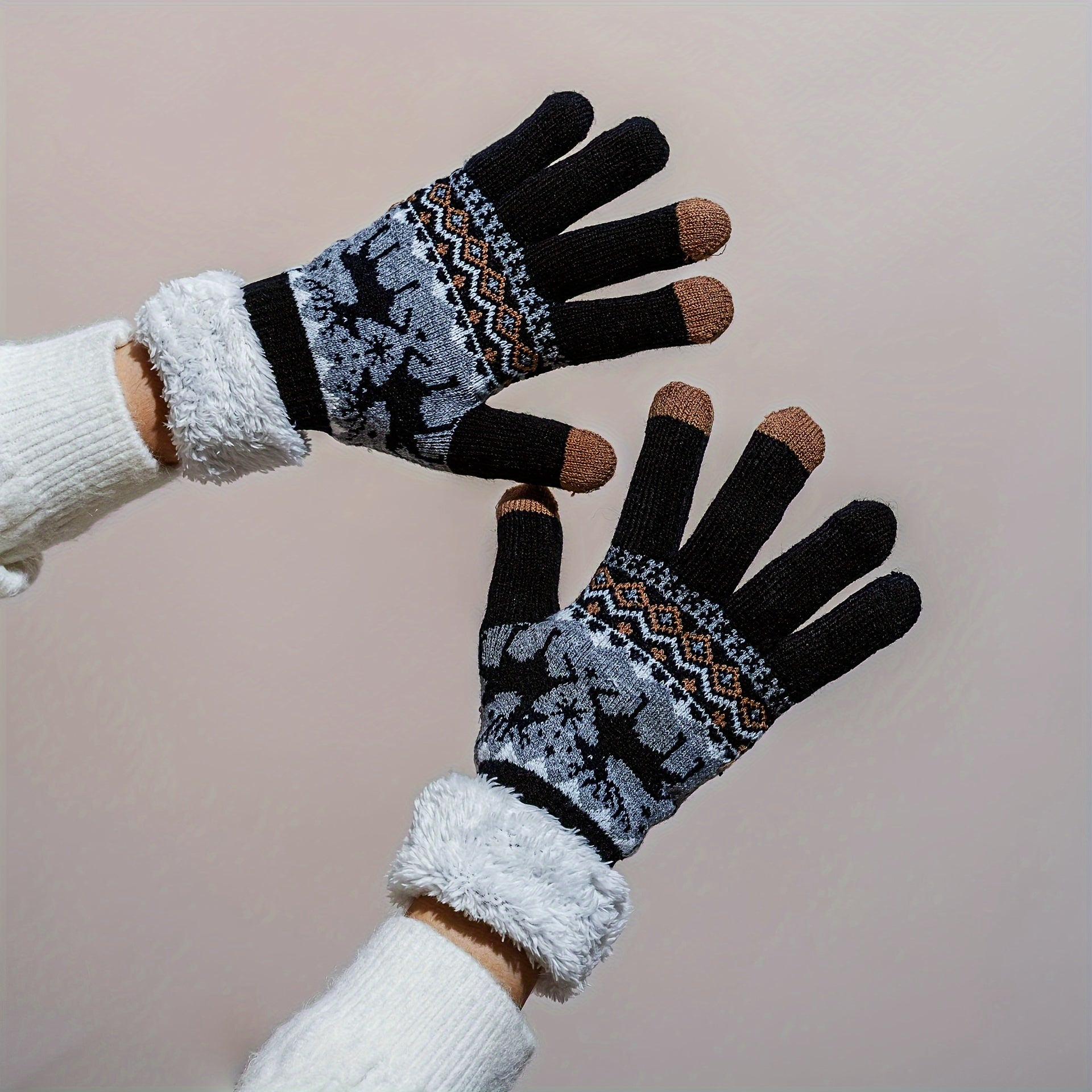 Winter Touchscreen Gloves Warm Lined Texting Glove for Women