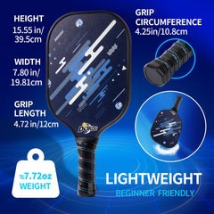 Graphite Glass Fiber Pickleball Racket Set