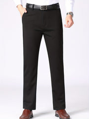 Men's Formal Solid Dress Pants Spring/Fall Business