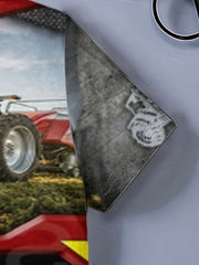 FARMER Tractor Print Tee Boys Casual Short Sleeve T shirt