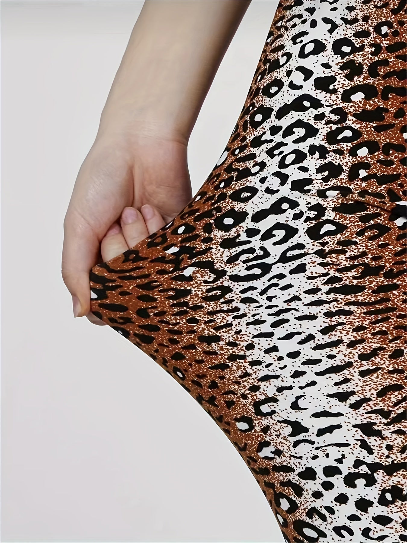 Leopard Print Yoga Leggings High Stretch Fitness Pants
