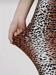 Leopard Print Yoga Leggings High Stretch Fitness Pants