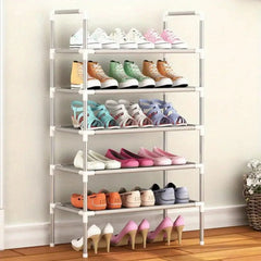 Metal Shoes Rack Standing Shoes Storage Shelf