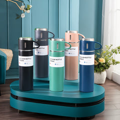 500ml Stainless Steel Insulation Water Cup with 2 Cup Lids