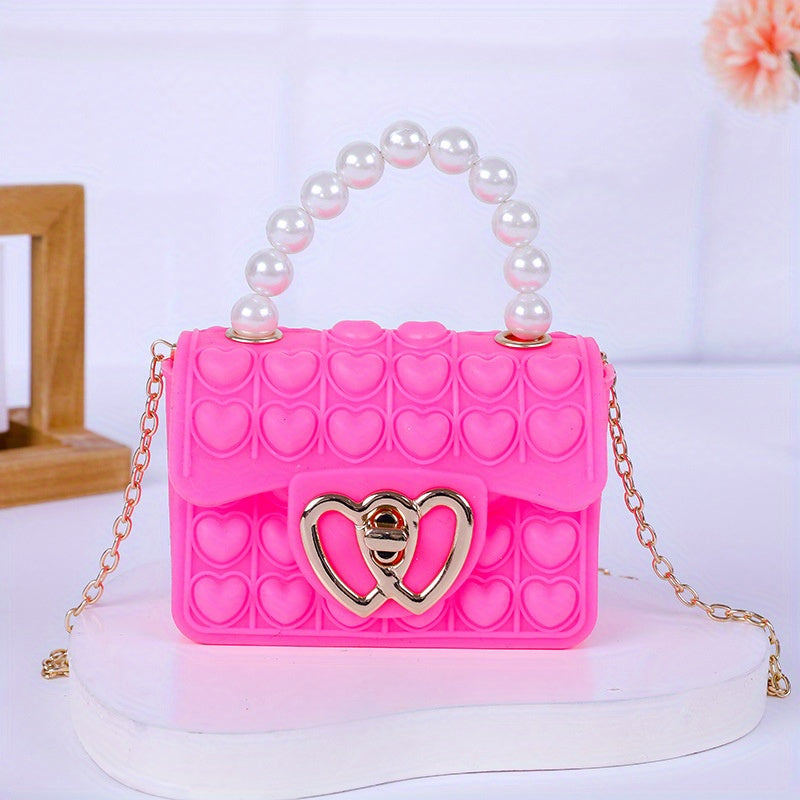 Love Bubble Jelly Bag Mini Female Handbag Coin Purse Mobile Phone Bag