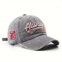 Washed Baseball Vintage Embroidery Distressed Dad Hat Unisex Sun Hat