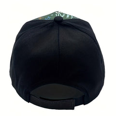 Dinosaur & Letter Graphic Baseball Cap for Toddler Kids