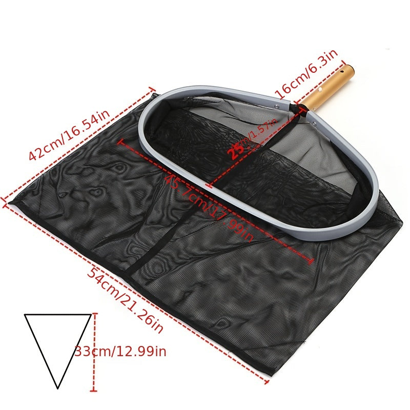 Leaf Skimmer Net Swimming Pool Cleaning Tools Aluminum Frame Fishing Leaf Clean