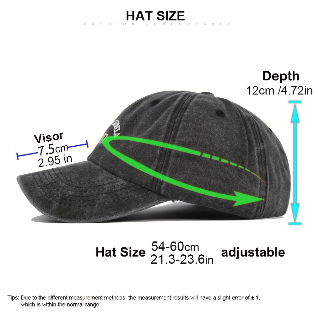 Casual Sunscreen Embroidered Baseball Cap Retro Sun Visor Hat