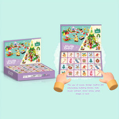 Advent Calendar Christmas Countdown Box 24 Mini Buildable Holiday Models Ages 6
