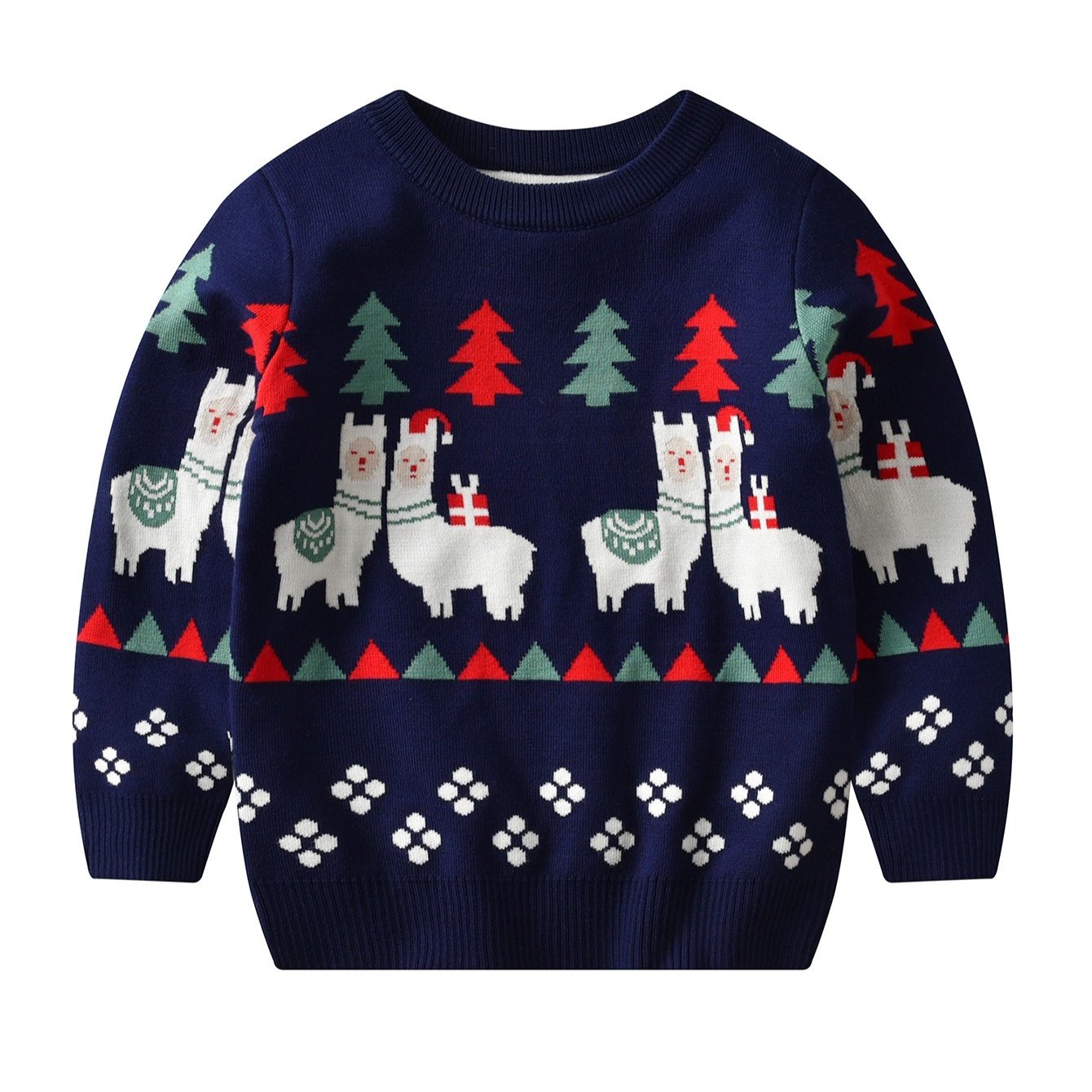 Boys Christmas Alpaca Knit Sweater