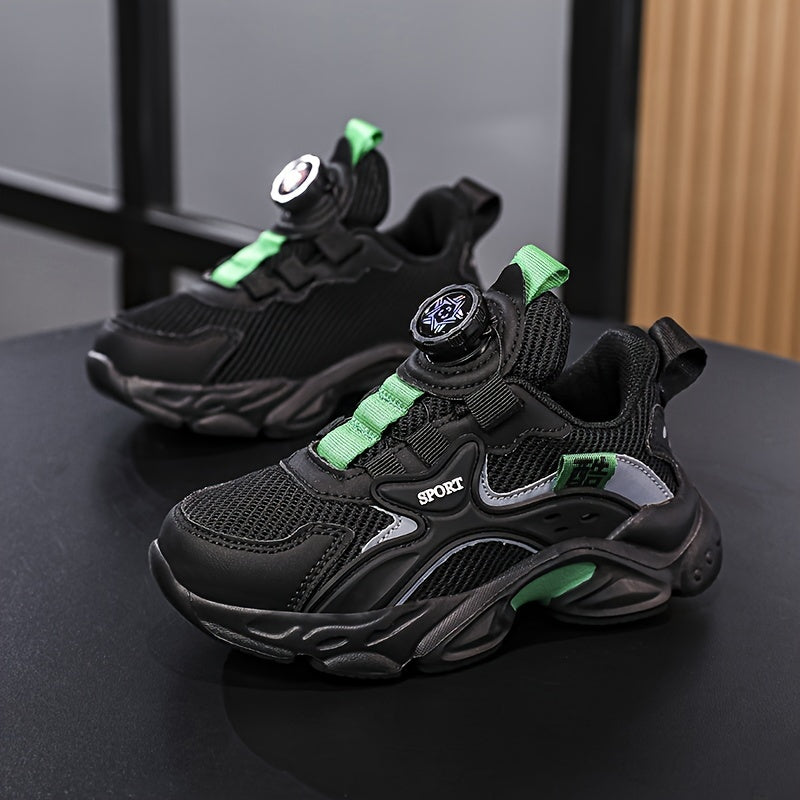 Boy's Reflective Chunky Shoes With Rotating Buckle
