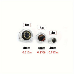 20pcs 3D Fish Eyes for Saltwater Fishing Baits Tying Material Accessories