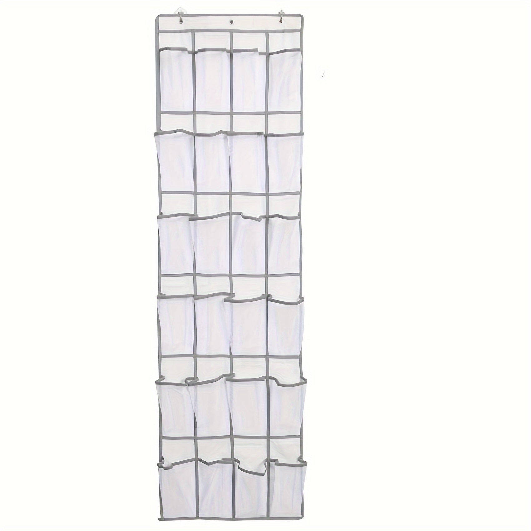 Shoe Hanging Bag Over The Door Shoe Storage Rack With 24 Grids