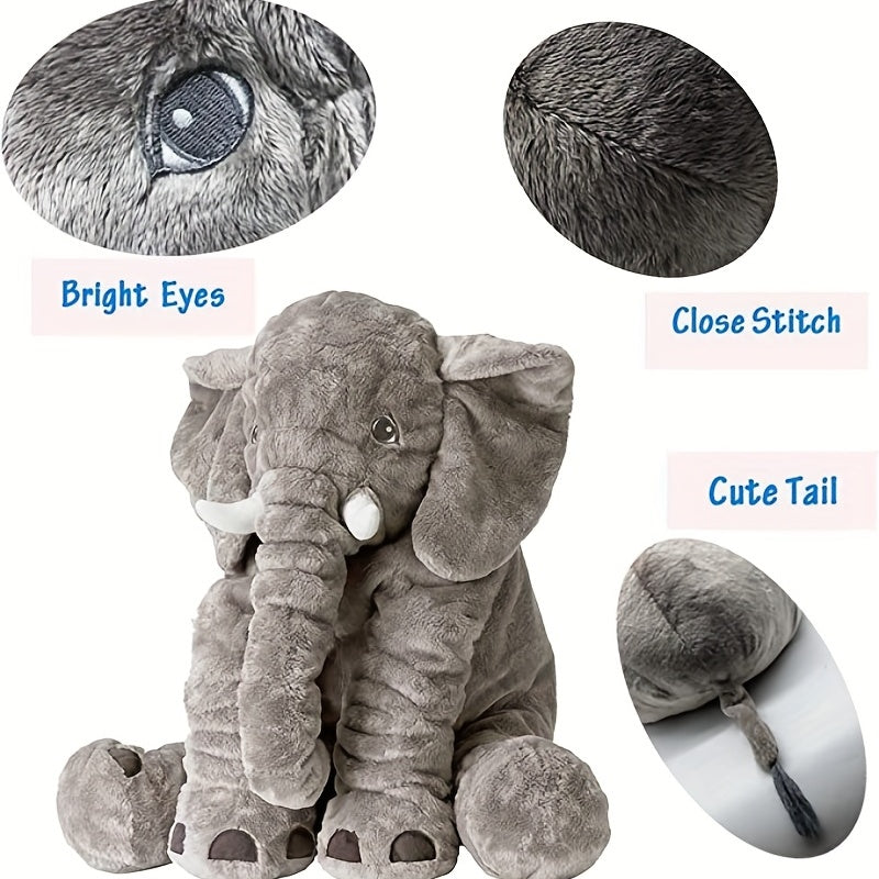 Big Elephant Stuffed Animal Plush Toy Grey Elephant Toy 40 64 Cm