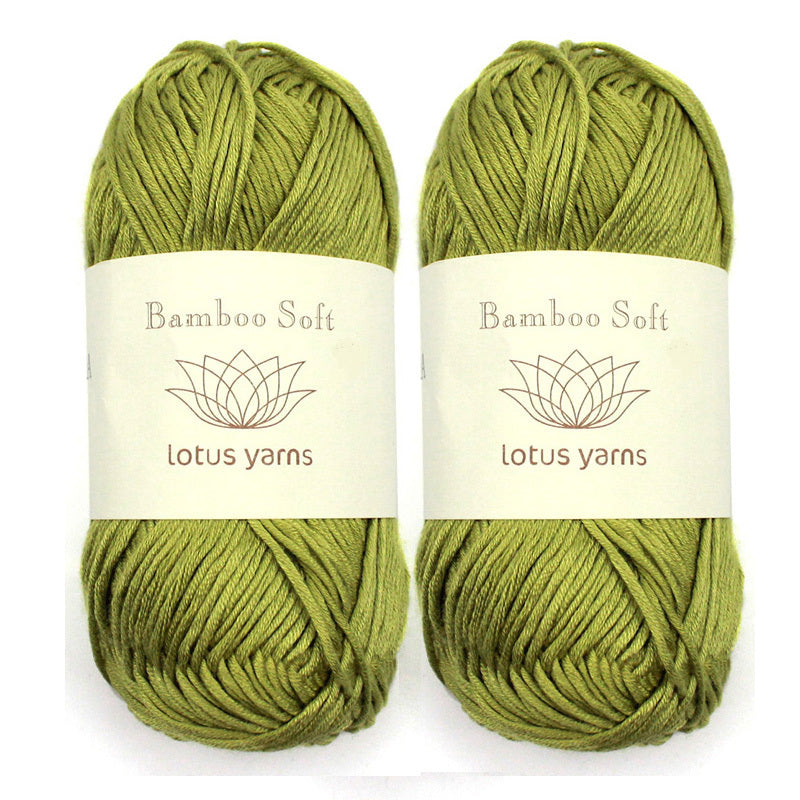 2pcs 50g Lotus Yarns Bamboo Soft Yarn Hand Knitting Yarn Baby Craft DIY