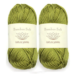 2pcs 50g Lotus Yarns Bamboo Soft Yarn Hand Knitting Yarn Baby Craft DIY