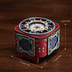 3D Wooden Puzzle Music Box DIY Building Kit - Perfect Holiday Gift