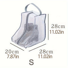 Boots Storage Bag Zipper Protective Cover Dust-proof Shoe Storage Container