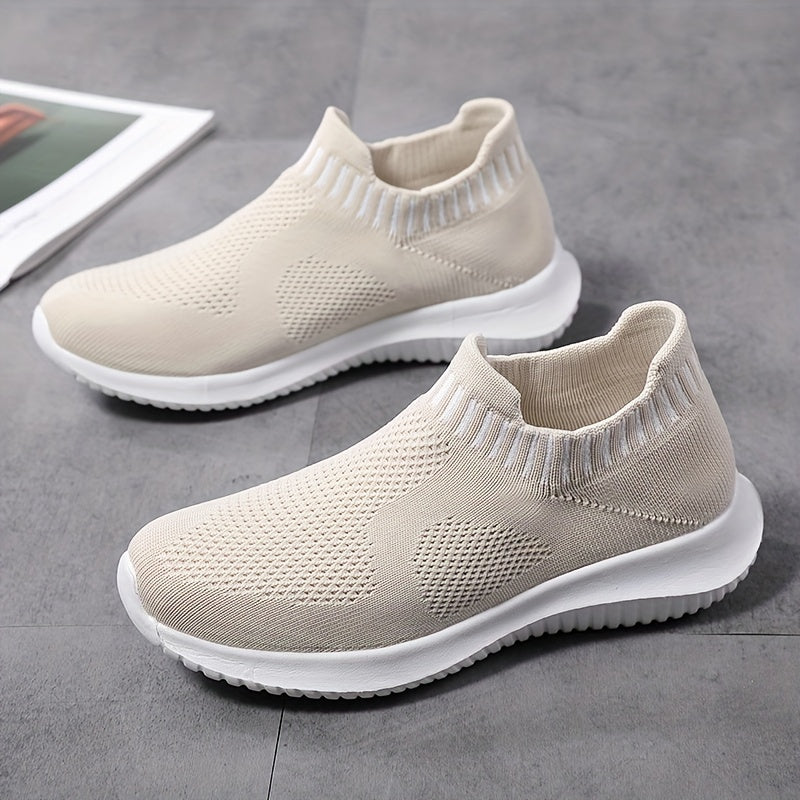 Breathable Lightweight Woven Shoes Soft Sole Shock Absorption Sock Shoes