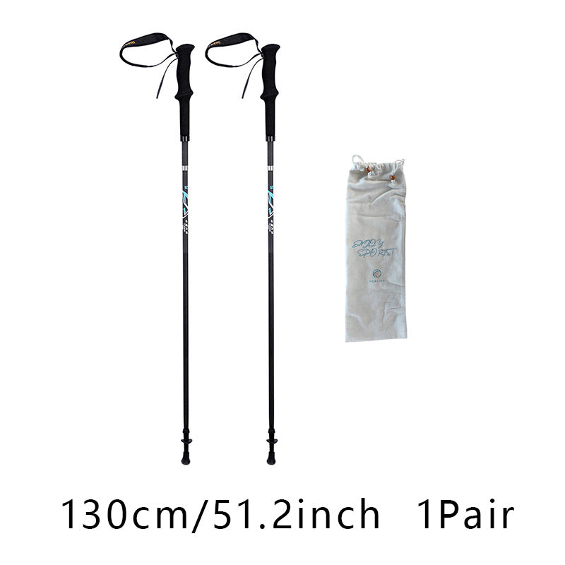 Carbon Fiber Trekking Poles with Bag for Hiking
