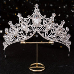 Crystal Rhinestone Bridal Tiara Crown Wedding Hair Accessory