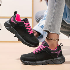 Casual Road Running Shoes Women's Front Tie Lightweight Hiking Shoes
