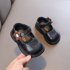 Baby Girls Flower Low Top Loafer Shoes Lightweight Non Slip Flat Shoes