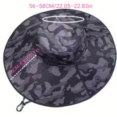 Outdoor Sports Sun Hat Adjustable Brim Fisherman Hat