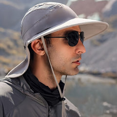 Sun Screen Hat With Neck Flap for Men & Women