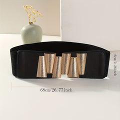 Men's Geometric Buckle Belt for Pants Jeans