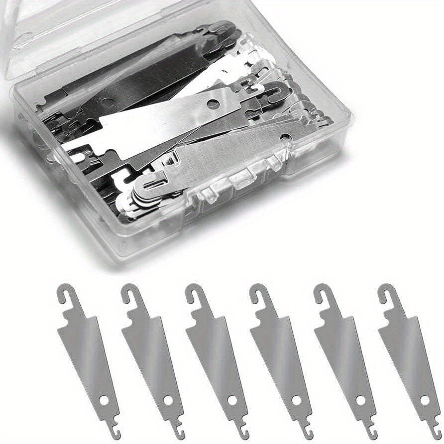 20pcs Stainless Steel Threader Embroidery Sewing Tool Large Eyed Needle