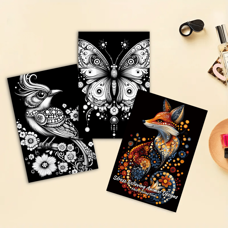 Relax Animal Coloring Book for Adults - Perfect Gift for Friends