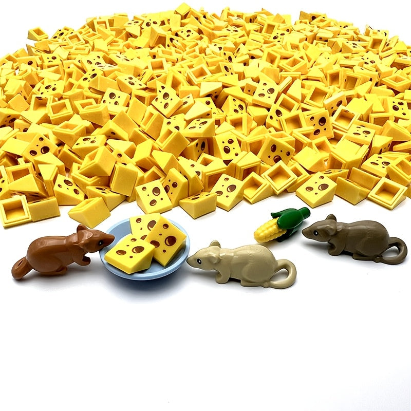 Animal Building Block Parts Rat Mouse Mouse Mouse Cheese Cake Small Cake