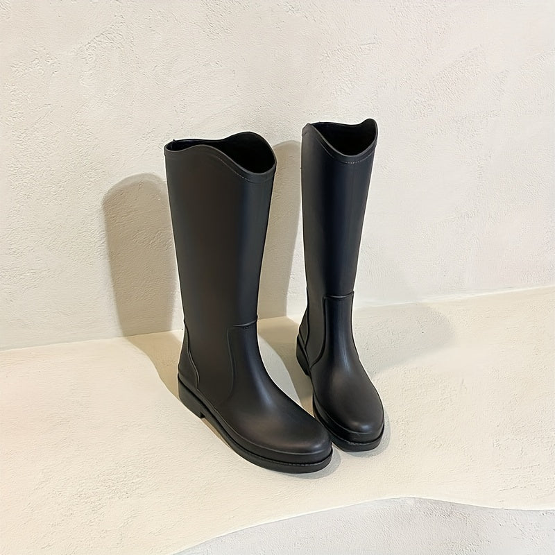 Women's Waterproof High Top Rain Boots Comfortable Non-slip Outdoor Boots