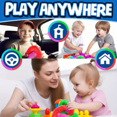 10pcs Pop Tubes Sensory Toys for Fine Motor Skills ADHD & Autism