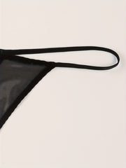 Ghost Print Seamless Thongs Low Waist Intimates Panties