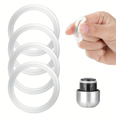 4pcs Silicone Seal Ring Leakproof Water Cup Gasket - Replacement Accessory