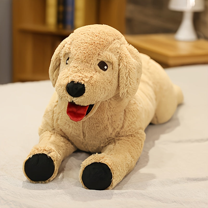 Giant Labrador Plush Toy Soft Stuffed Animal Dog Large Size Throw Pillow