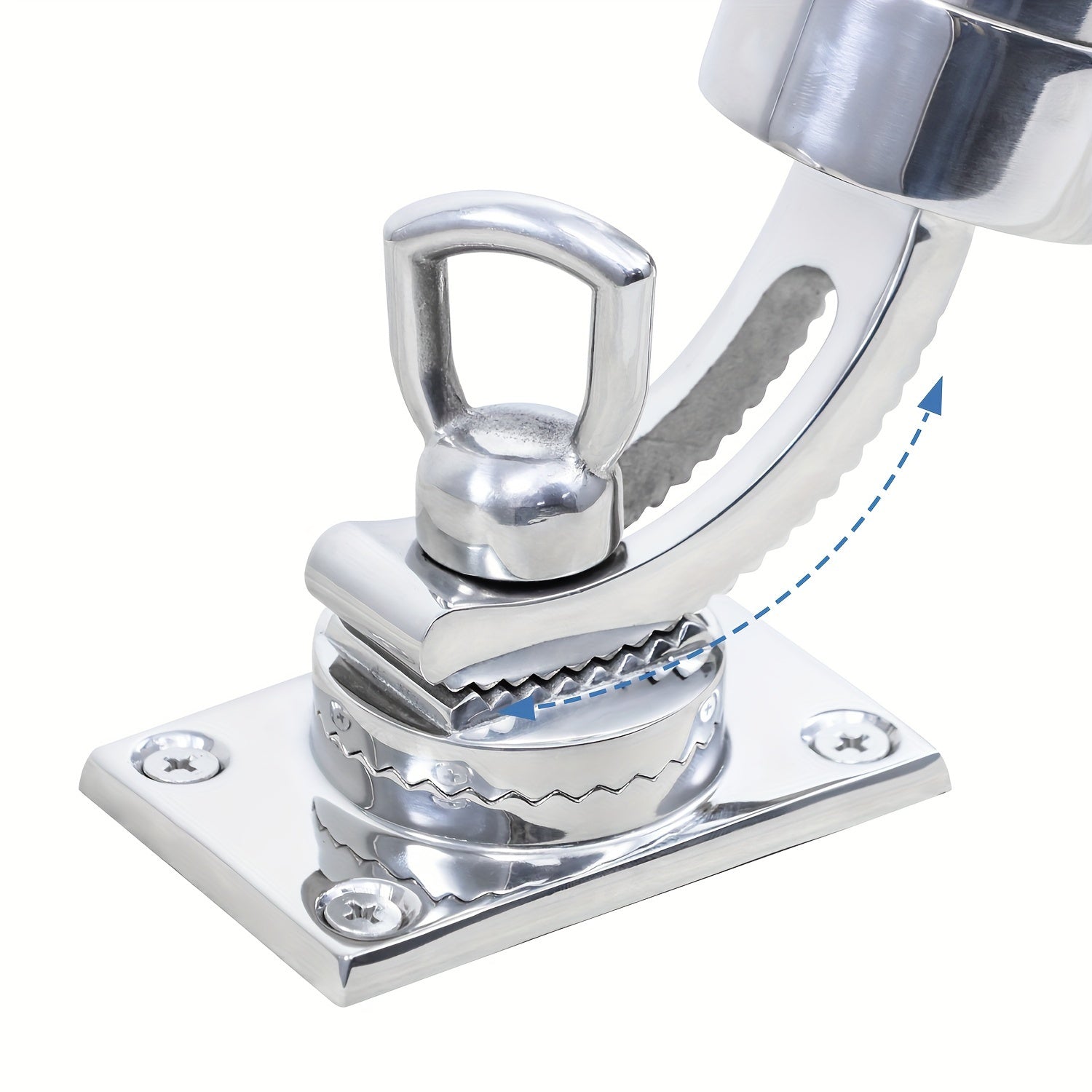 360 Adjustable Fishing Rod Holder 316 Stainless Steel for Marine Boat Yacht