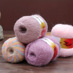 Soft Warm Mohair Wool Yarn 50g - DIY Crocheting Knitting Sweater Shawl