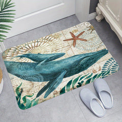 Sea Octopus Bath Rug Non Slip Washable