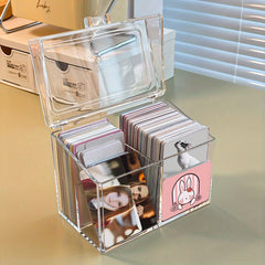 Acrylic Transparent Card Storage Box