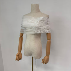 Royal Ivory Bridal Off Shoulder Wedding Dress Shawl Lightweight Breathable