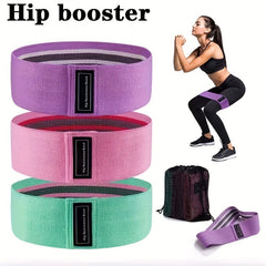 3pcs Elastic Squat Resistance Bands Buttocks Fitness Training Tension Bands