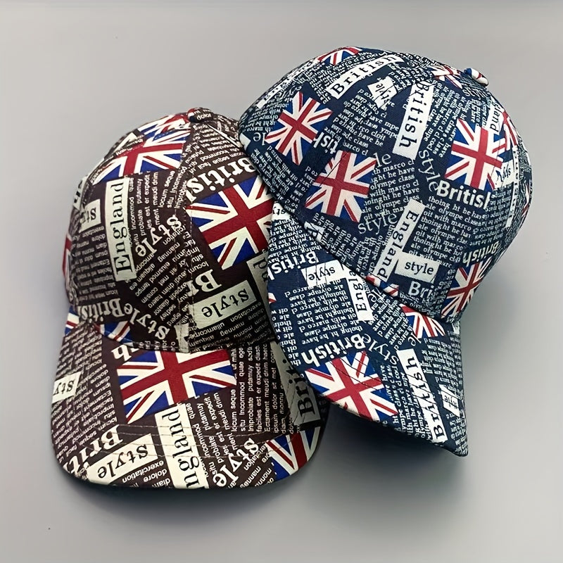 USA Flag Graffiti Baseball Cap Cotton Duck Tongue Sun Hat