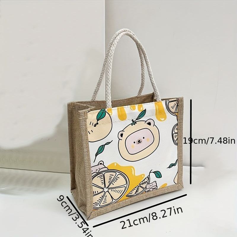 Cherry Strawberry Handbag Cartoon Tote Bag Coin Purse