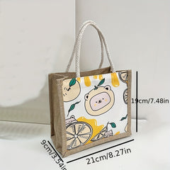 Cherry Strawberry Handbag Cartoon Tote Bag Coin Purse